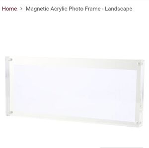 ❤️BUY 2 GET 1 FREE  MUJI Magnetic Acrylic Photo Frame - Landscape